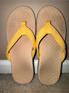 Vionic Yellow Women's Comfort Flip-Flop Sandals